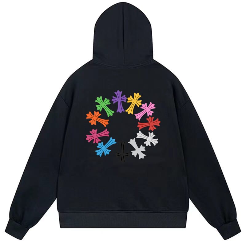 Chrome hearts Hoodie "Rainbow Cross"